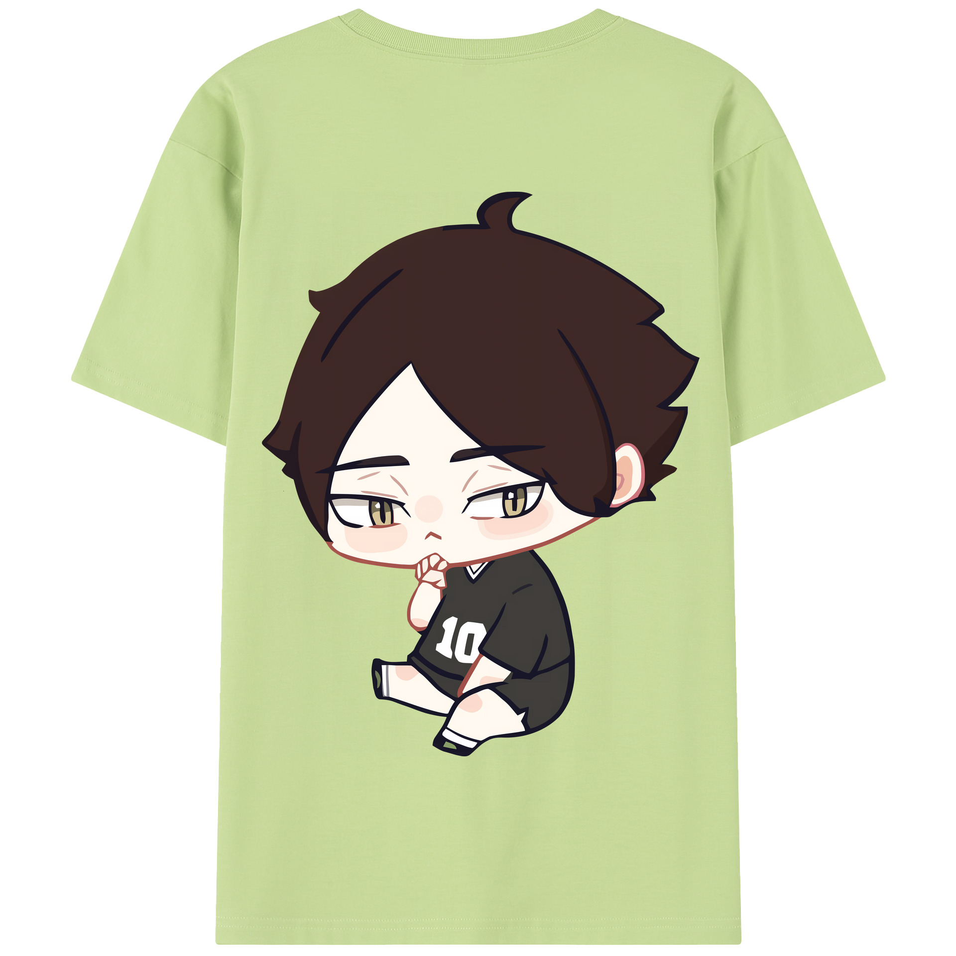 （画像用） ハイキュー!! Haikyu!! 綿100％半袖Tシャツ（背面プリント）